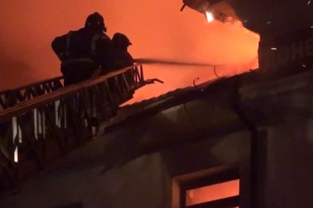 Открытое горение ликвидировали в здании Донецкого университета