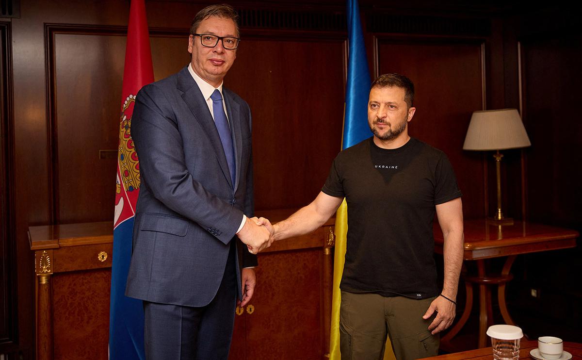 Вучич заявил Зеленскому о поддержке территориальной целостности Украины