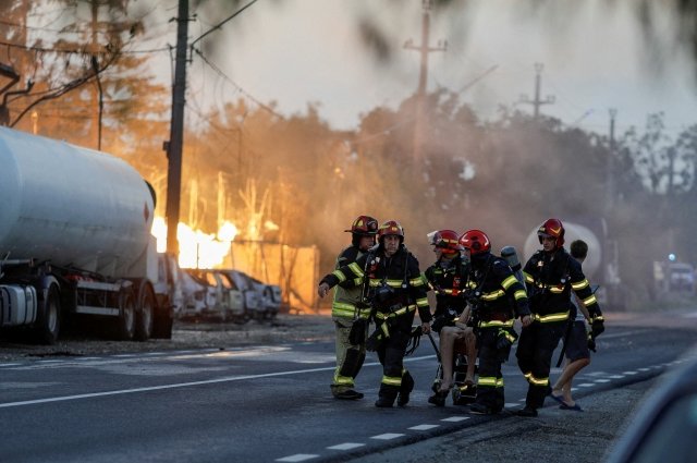 В Румынии в результате взрывов на АЗС погиб человек