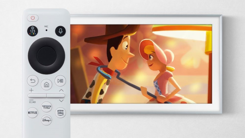 Samsung выпустила телевизор The Frame — Disney100 Edition к столетию Disney  — его пульт вдохновлён Микки Маусом