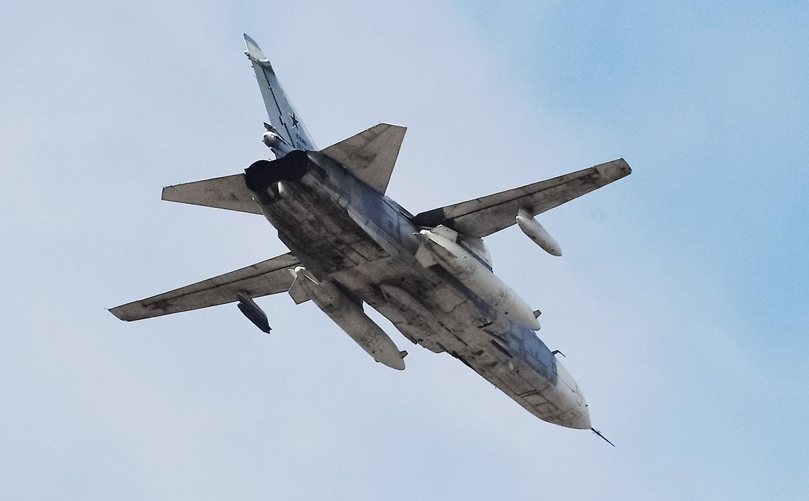 В Волгоградской области разбился бомбардировщик Су-24