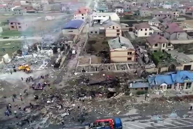 Число жертв взрыва на АЗС в Махачкале возросло до 37 человек