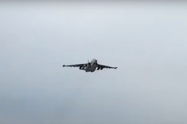МО: ВС России уничтожили штурмовик Су-25 ВСУ в Днепропетровской области