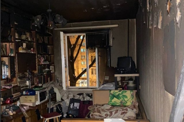 В Москве женщина погибла в результате пожара в квартире