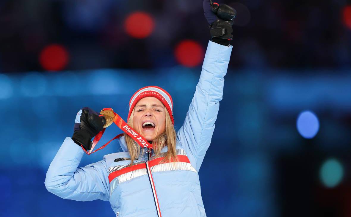Четырехкратная олимпийская чемпионка Тереза Йохауг вышла замуж