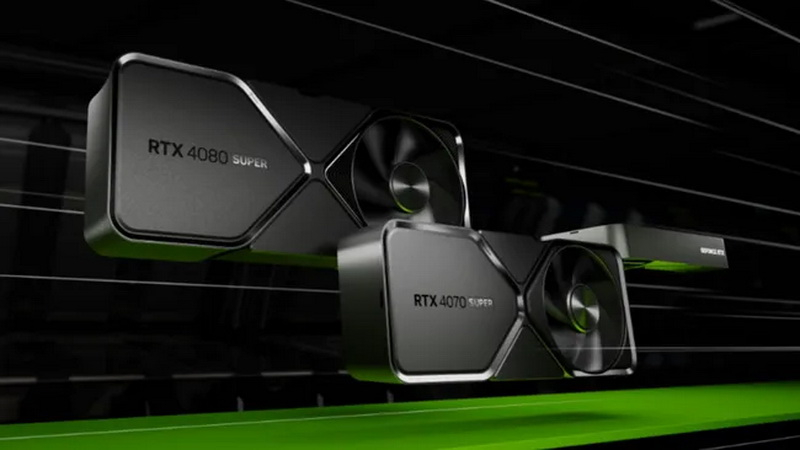NVIDIA представила видеокарты GeForce RTX 4080 Super, RTX 4070 Ti Super и RTX 4070 Super — от $599 до $999