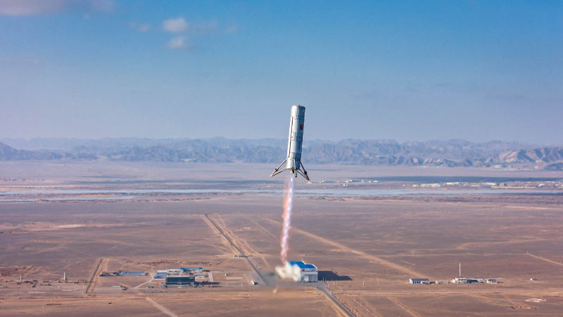 У SpaceX новый конкурент: в Китае испытали ещё одну многоразовую ракету на метане