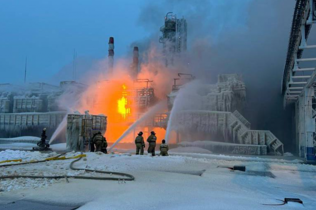 Пожар в терминале «Новатэка» в Ленинградской области локализован