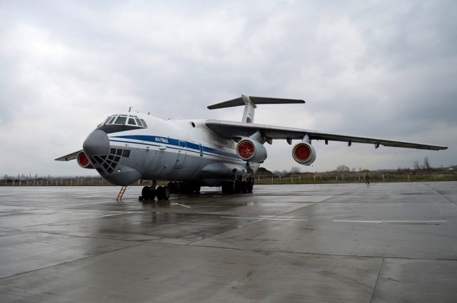 112: самолет Ил-76 упал в Белгородской области