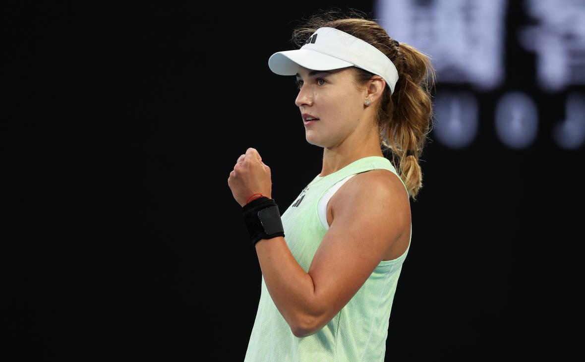 Россиянка Калинская не смогла пробиться в полуфинал Australian Open