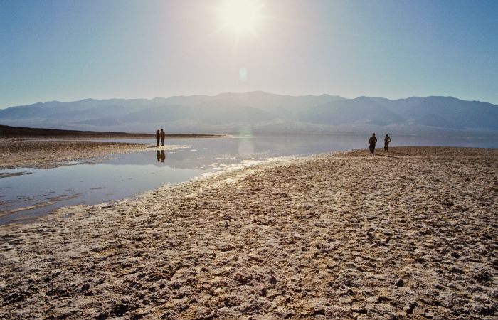 В Долине Смерти благодаря ливням сохранилось редкое озеро