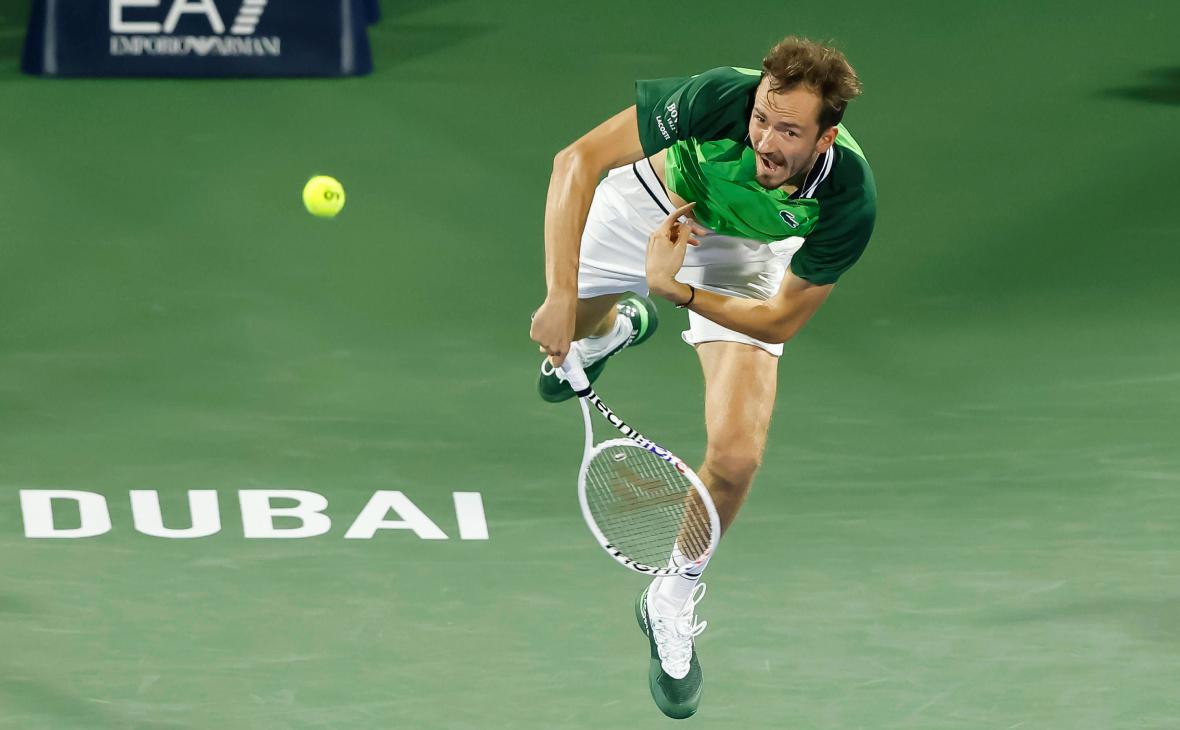 Даниил Медведев вышел в полуфинал крупного турнира в Дубае