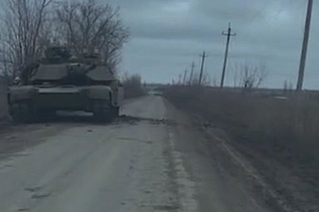 Российские войска уничтожили еще один танк Abrams на авдеевском направлении