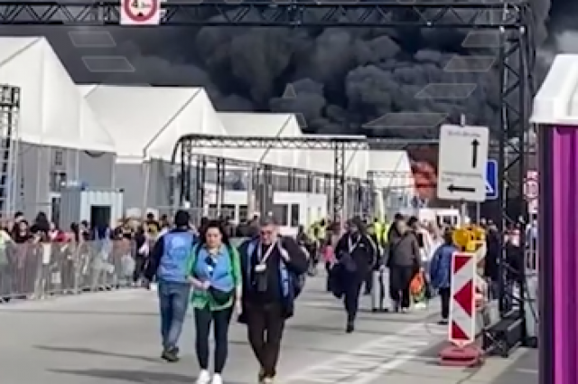 В лагере для украинских беженцев в Берлине произошел пожар