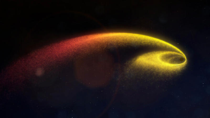 Cверхмассивная чёрная дыра разорвала звезду в относительной близости от Земли