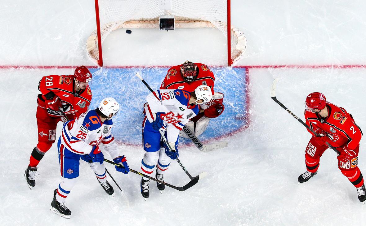 СКА сократил отставание в серии плей-офф КХЛ против «Автомобилиста»