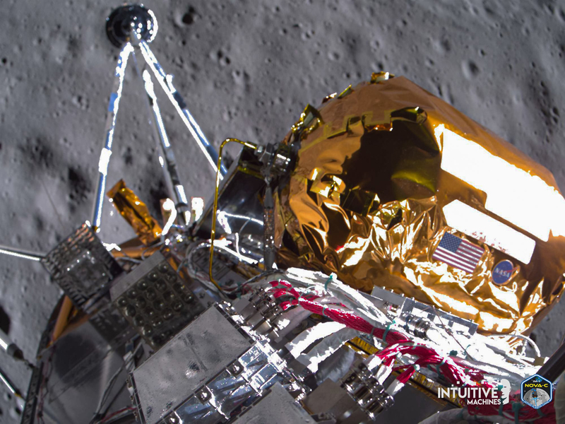 Американский лунный модуль Nova-C не пережил лунную ночь