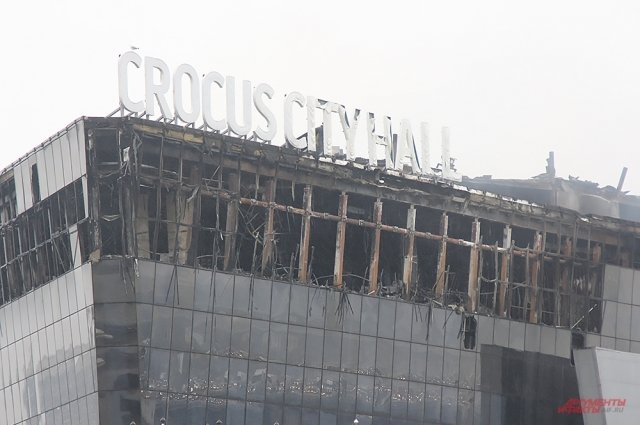 Стали известны подробности о тушении пожара в «Крокус Сити Холле» с воздуха