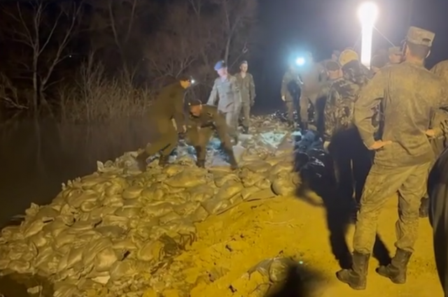 В Ишиме Тюменской области обнаружена протечка дамбы