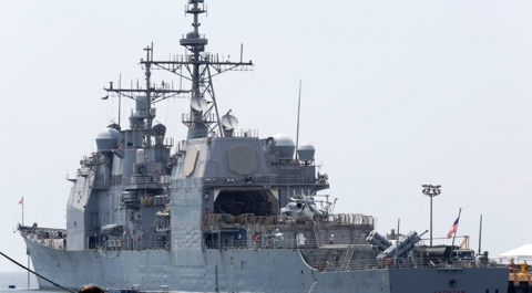 Американский крейсер сел на мель у берегов Японии