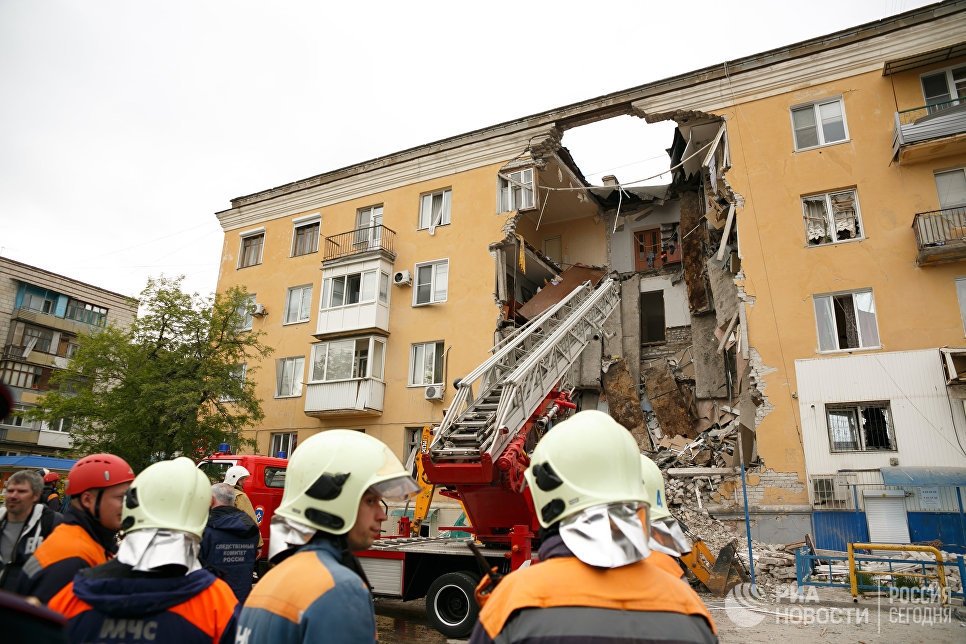 СК: взрыв газа в Волгограде произошел из-за самовольных работ на водоводе