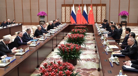 Песков рассказал подробности переговоров Путина в Китае