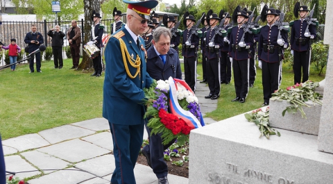 В Осло почтили память советских солдат, погибших в годы Великой Отечественной войны