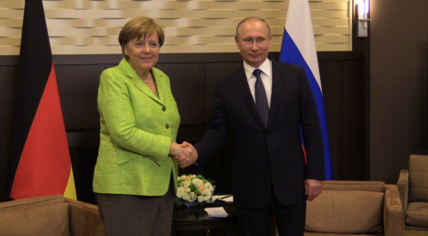 Владимир Путин и Ангела Меркель встретились в Сочи