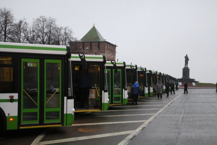 Автопарк «Нижегородпассажиравтотранса» пополнился 50 новыми автобусами ЛиАЗ