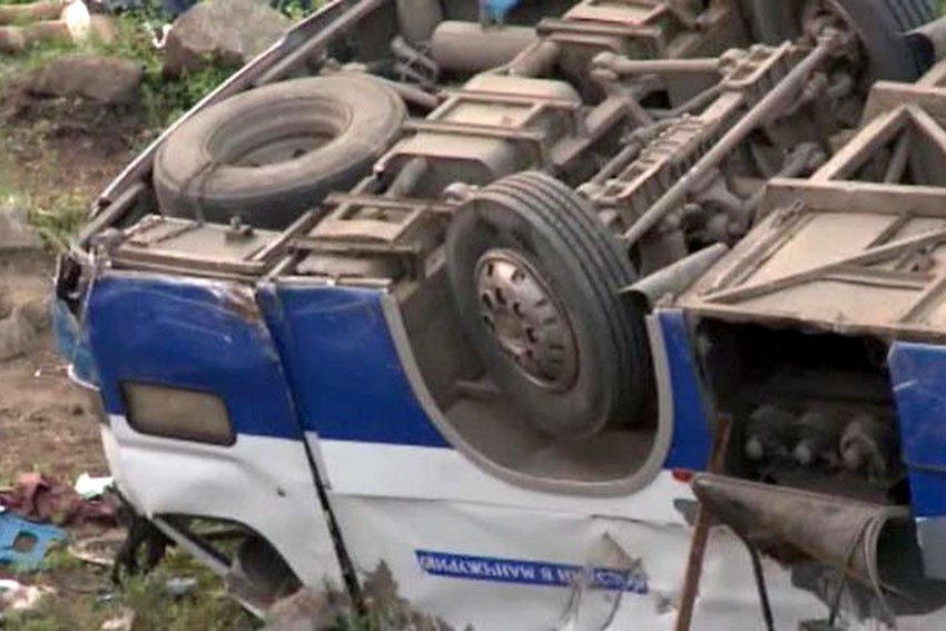 Скончался водитель разбившегося в Забайкалье автобуса