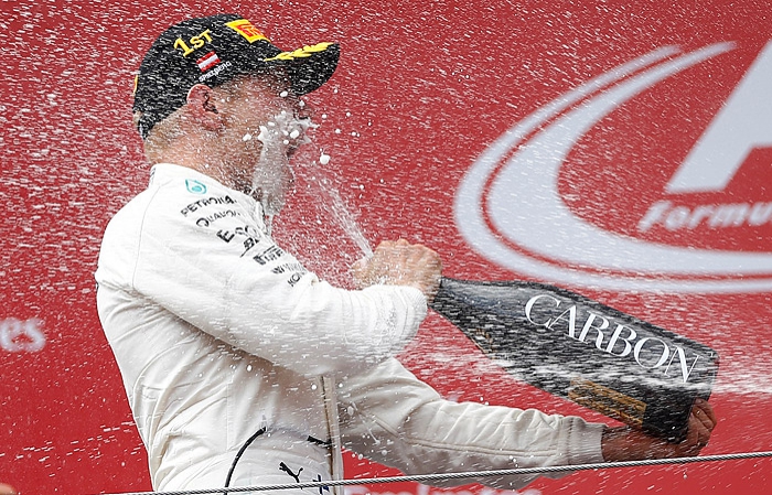Гонщик Mercedes Боттас выиграл Гран-при Австрии