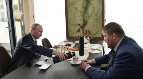 Путин и глава Черемхово обсудили перспективы сборной России на ЧМ-2018