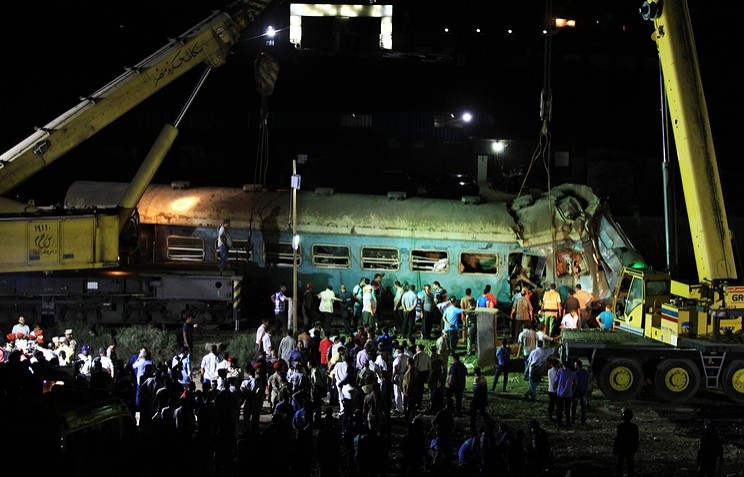 При столкновении поездов в Египте погиб 41 человек