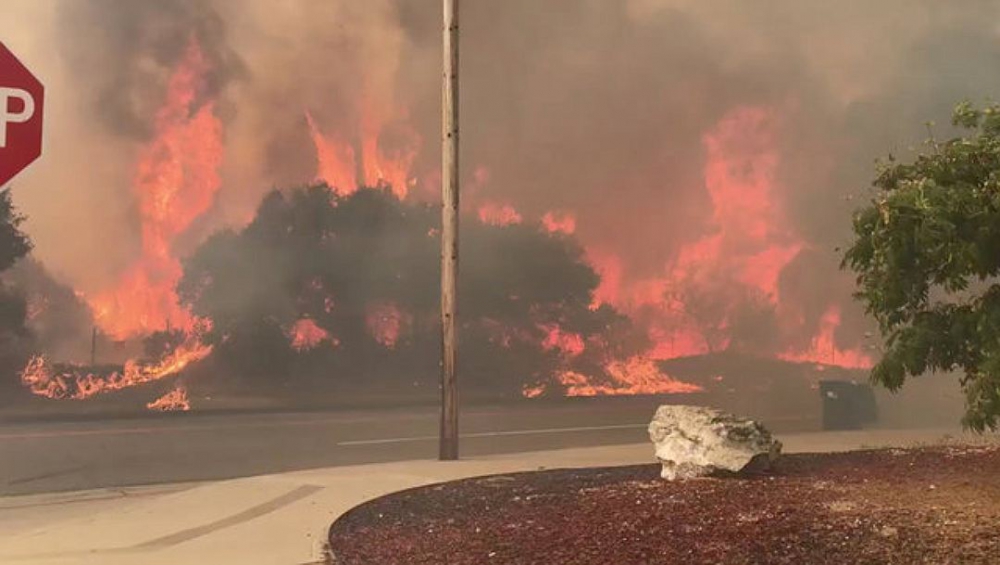 Из-за лесных пожаров в Калифорнии эвакуируют 20 тысяч человек