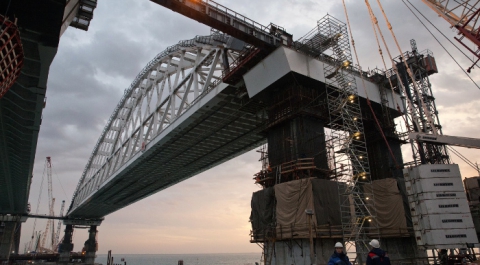 Голосование за название строящегося в Керченском проливе моста завершено