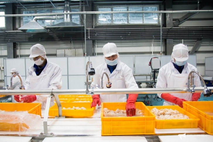 На Сахалине открылся первый завод по глубокой переработке краба