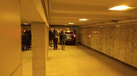 Против водителя внедорожника, заехавшего в переход метро в Петербурге, может быть возбуждено уголовное дело