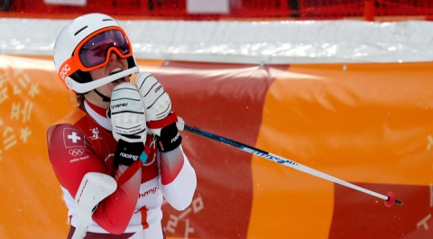 Швейцарка Жизен завоевала золото в горнолыжной комбинации