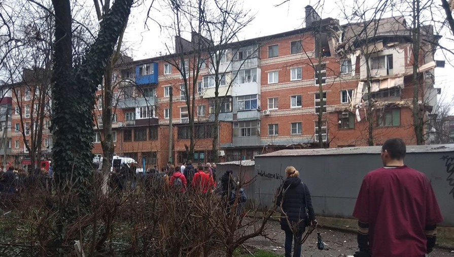 Взрыв жилого дома в Краснодаре