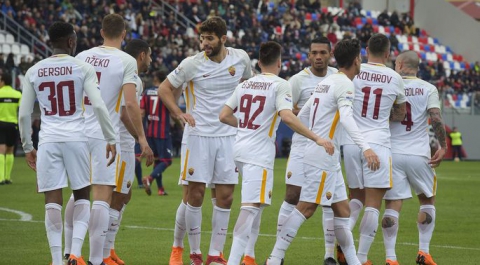 «Рома» разгромила «Барселону» и вышла в полуфинал Лиги чемпионов