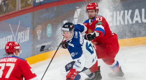 Сборная России выиграла домашний этап Евротура, обыграв Финляндию