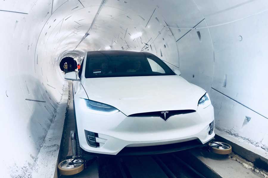 Илон Маск открыл тестовый скоростной туннель под Лос-Анджелесом