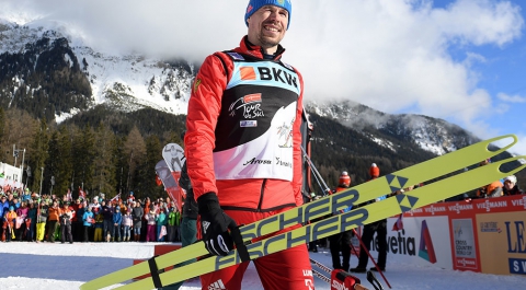 Устюгов стал вторым в общем зачете "Тур де Ски"