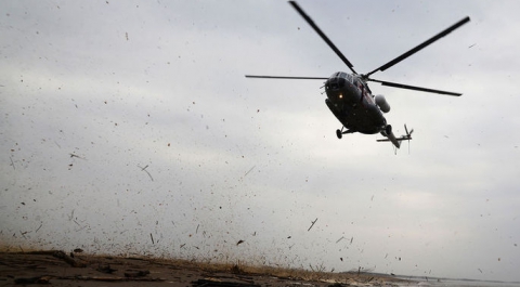 Вертолет Минобороны Казахстана потерпел крушение