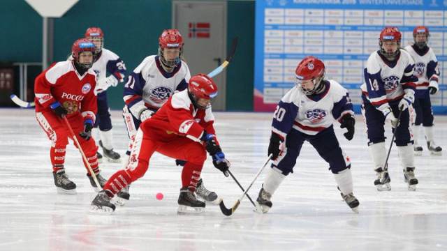Сборная России по хоккею разгромила команду США на Универсиаде