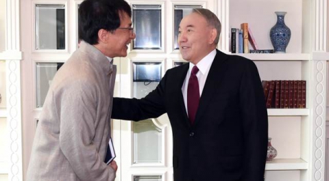 Назарбаев и Джеки Чан обсудили возможные совместные проекты в кино