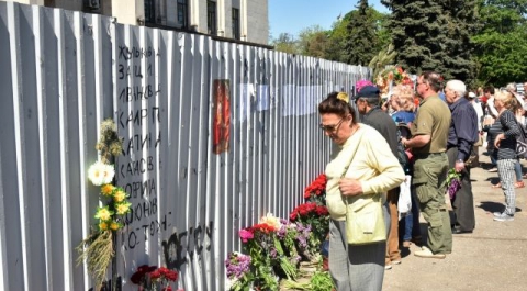 В Одессе вспоминают погибших 2 мая 2014 года