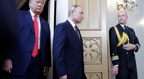 МИД России допустил встречу Путина и Трампа «на ногах»