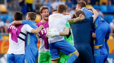 Украина впервые в истории вышла в финал молодежного ЧМ по футболу