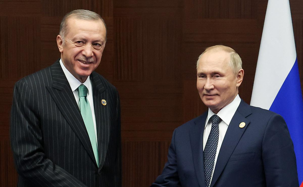 ТАСС узнал дату встречи Эрдогана и Путина